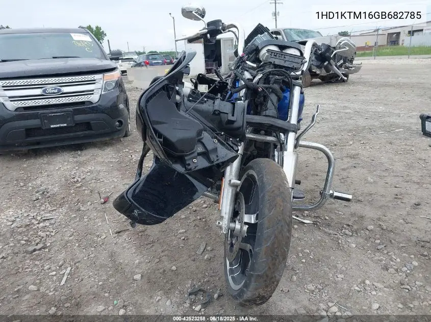 2016 Harley-Davidson Fltrxs Road Glide Special VIN: 1HD1KTM16GB682785 Lot: 42523258
