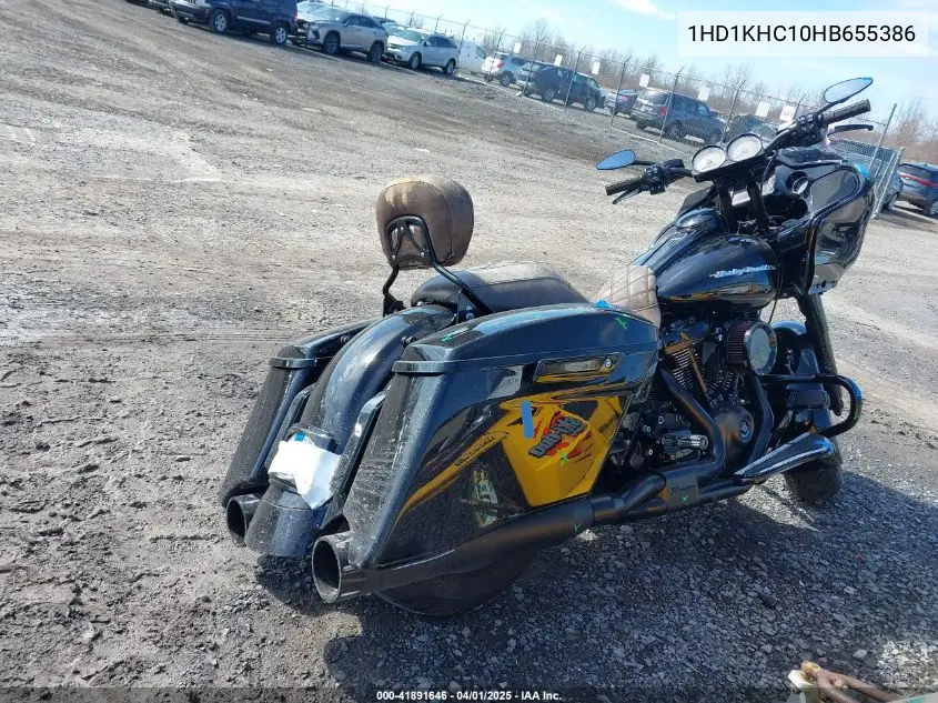 2017 Harley-Davidson Fltrx Road Glide VIN: 1HD1KHC10HB655386 Lot: 41891646