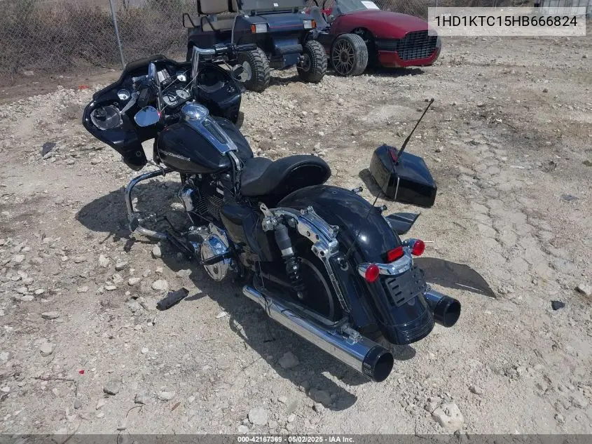 2017 Harley-Davidson Fltrxs Road Glide Special VIN: 1HD1KTC15HB666824 Lot: 42167369