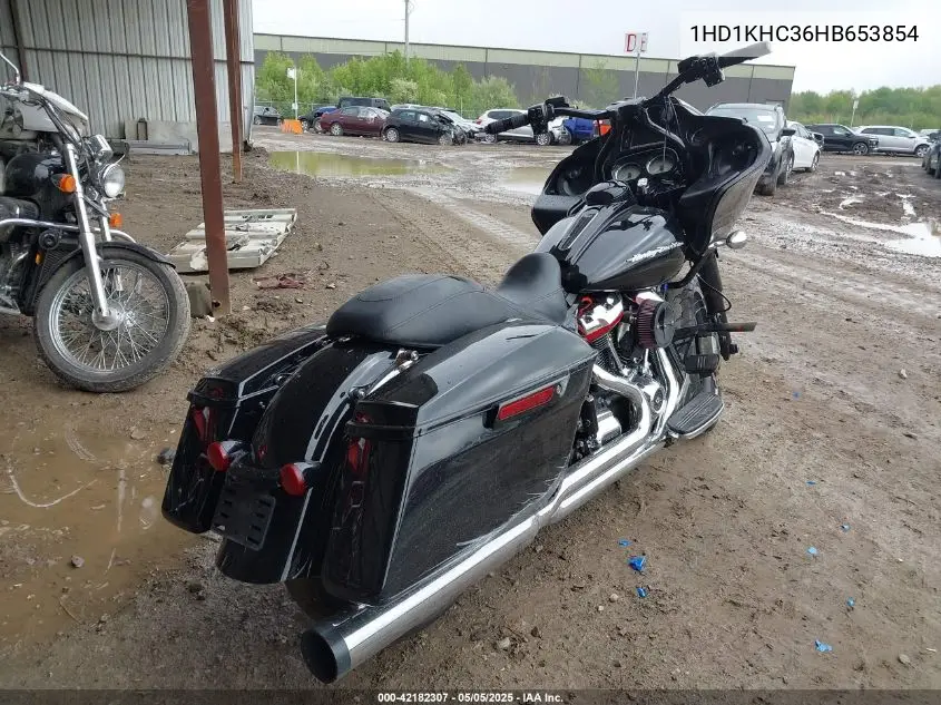 2017 Harley-Davidson Fltrx Road Glide VIN: 1HD1KHC36HB653854 Lot: 42182307