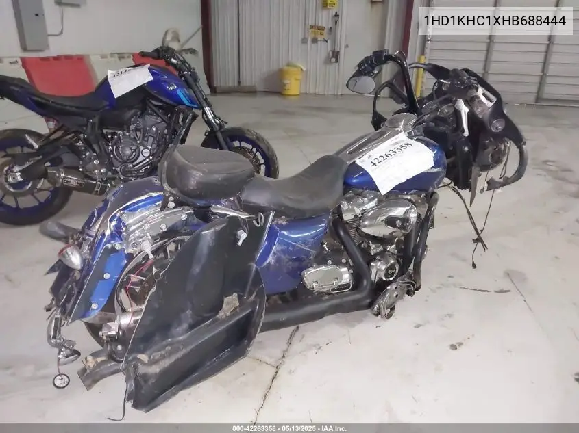 2017 Harley-Davidson Fltrx Road Glide VIN: 1HD1KHC1XHB688444 Lot: 42263358