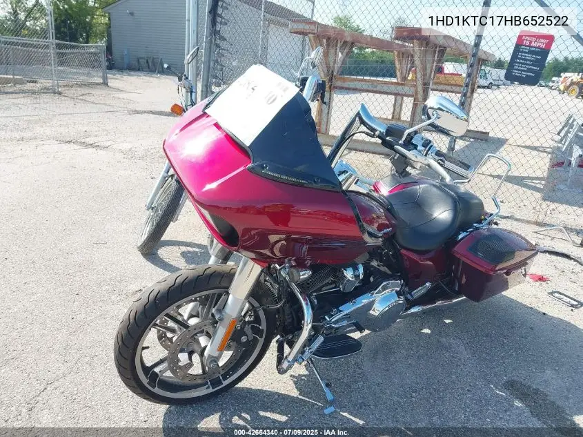 2017 Harley-Davidson Fltrxs Road Glide Special VIN: 1HD1KTC17HB652522 Lot: 42664340