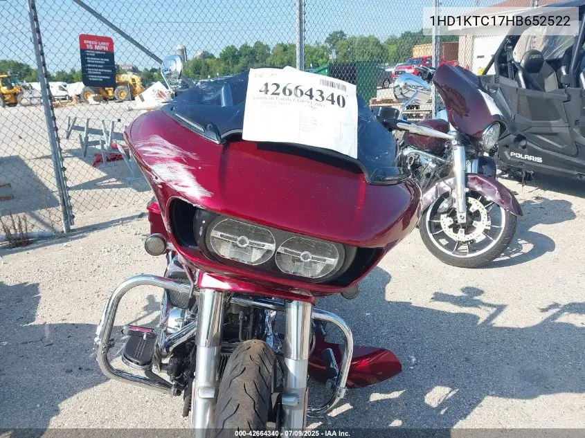 2017 Harley-Davidson Fltrxs Road Glide Special VIN: 1HD1KTC17HB652522 Lot: 42664340