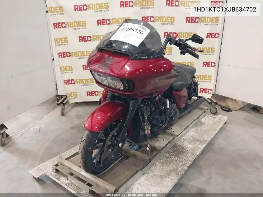 2018 Harley-Davidson Fltrxs Road Glide Special VIN: 1HD1KTC1XJB634702 Lot: 42205776