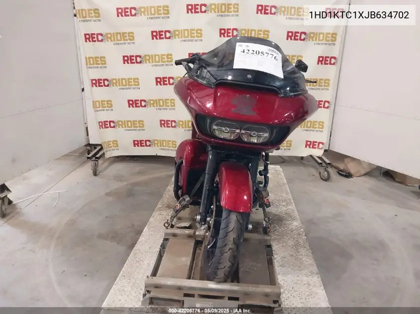 2018 Harley-Davidson Fltrxs Road Glide Special VIN: 1HD1KTC1XJB634702 Lot: 42205776