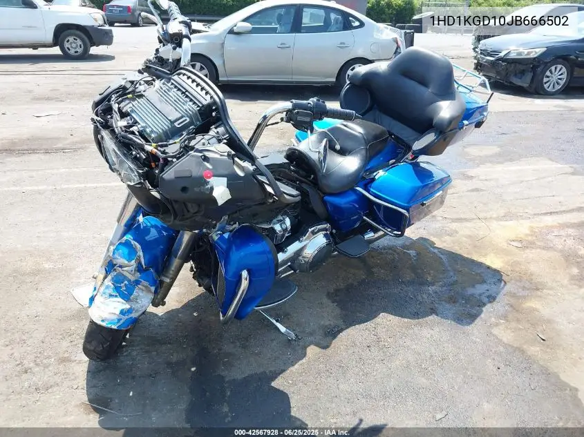 2018 Harley-Davidson Fltru VIN: 1HD1KGD10JB666502 Lot: 42567928