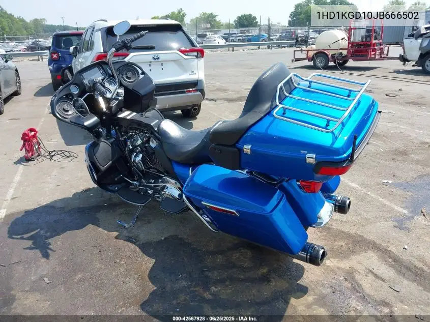 2018 Harley-Davidson Fltru VIN: 1HD1KGD10JB666502 Lot: 42567928