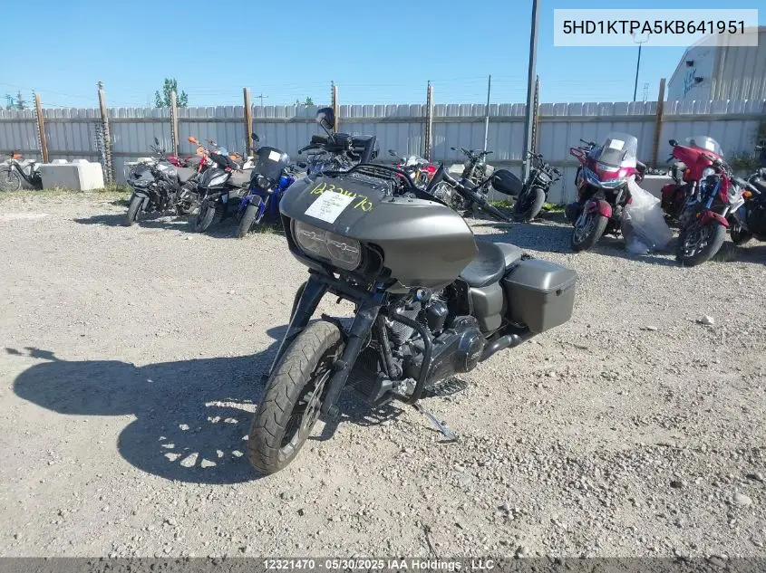 2019 Harley-Davidson Fltrxs VIN: 5HD1KTPA5KB641951 Lot: 12321470