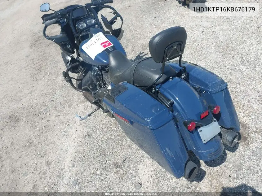 2019 Harley-Davidson Fltrxs VIN: 1HD1KTP16KB676179 Lot: 41911365