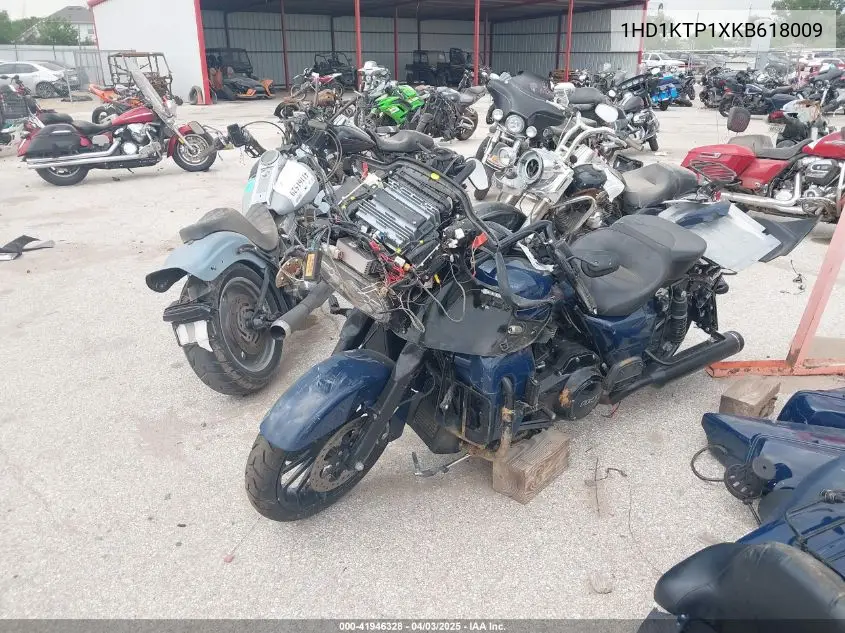 2019 Harley-Davidson Fltrxs VIN: 1HD1KTP1XKB618009 Lot: 41946328
