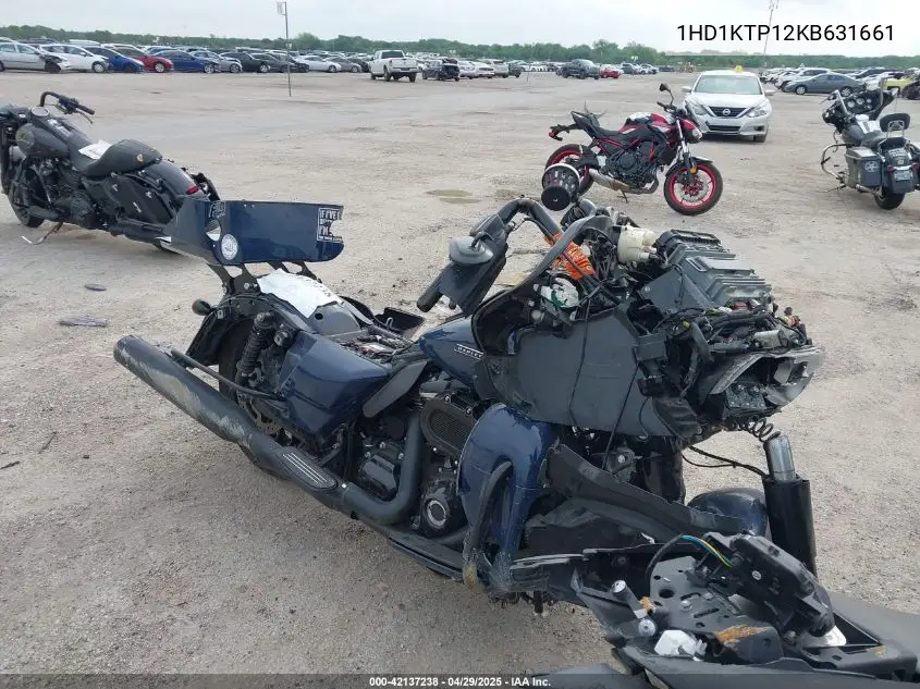 2019 Harley-Davidson Fltrxs VIN: 1HD1KTP12KB631661 Lot: 42137238
