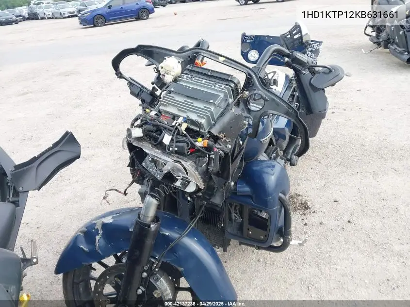 2019 Harley-Davidson Fltrxs VIN: 1HD1KTP12KB631661 Lot: 42137238