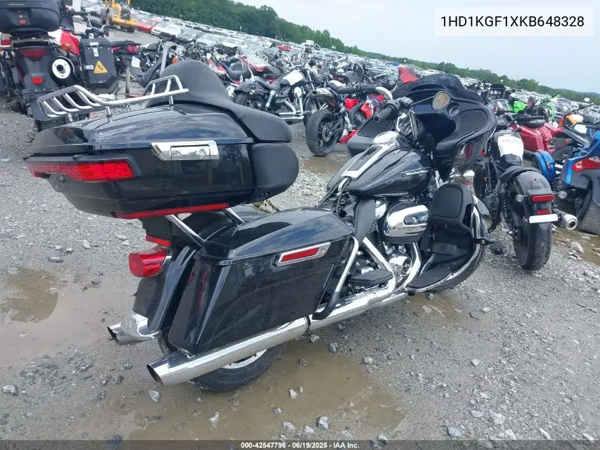 2019 Harley-Davidson Fltru VIN: 1HD1KGF1XKB648328 Lot: 42547796