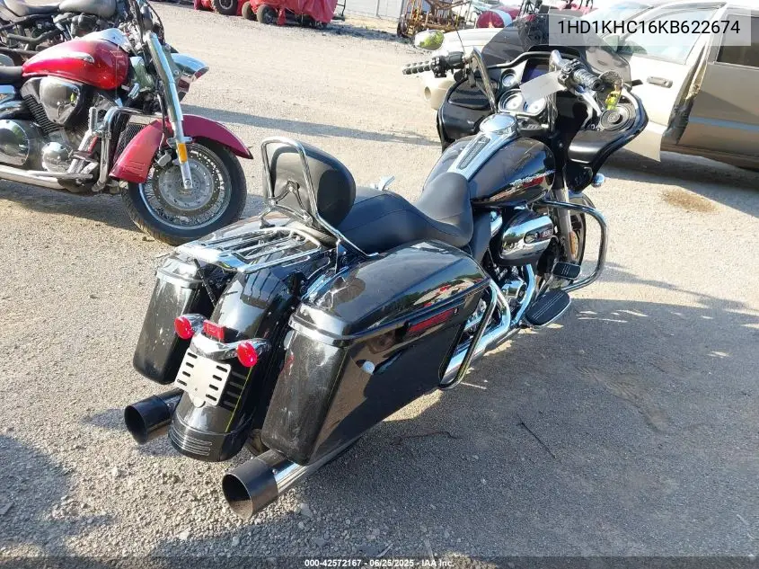 2019 Harley-Davidson Fltrx VIN: 1HD1KHC16KB622674 Lot: 42572167
