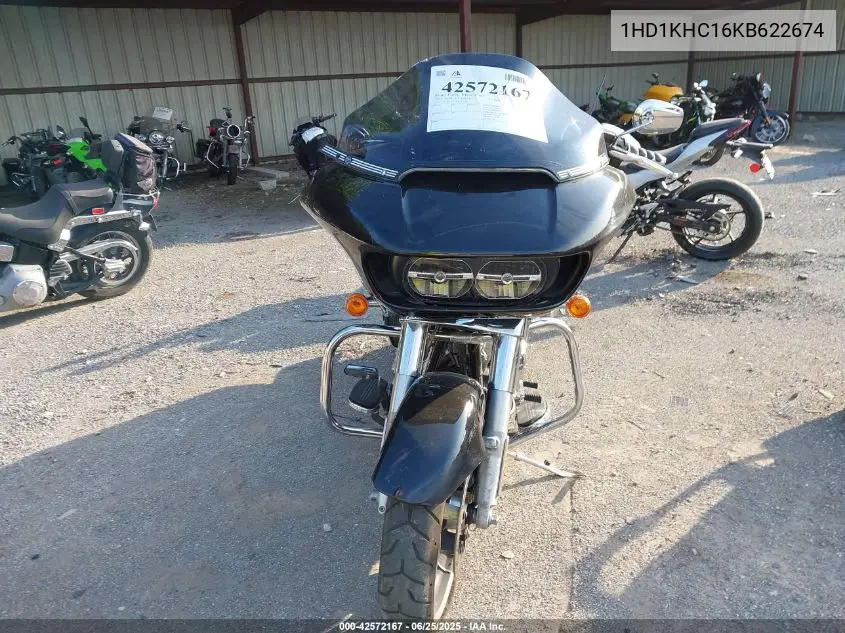 2019 Harley-Davidson Fltrx VIN: 1HD1KHC16KB622674 Lot: 42572167