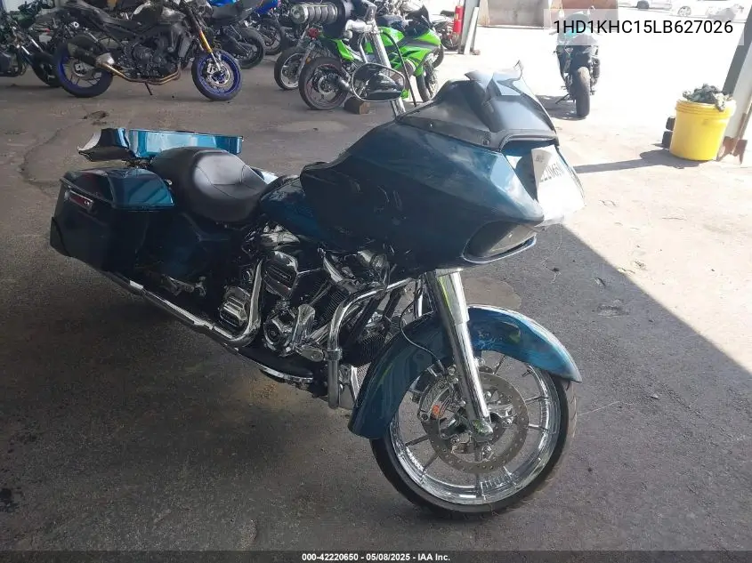 2020 Harley-Davidson Fltrx VIN: 1HD1KHC15LB627026 Lot: 42220650