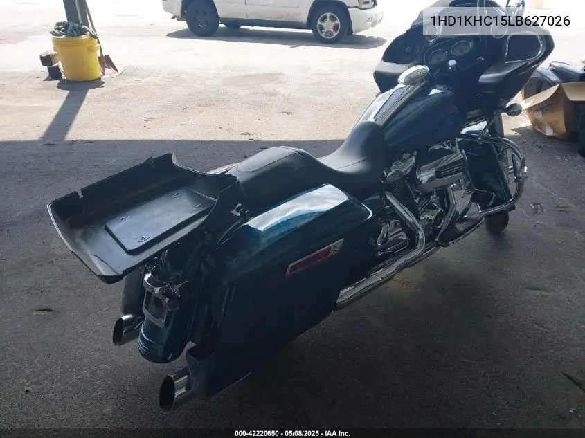 2020 Harley-Davidson Fltrx VIN: 1HD1KHC15LB627026 Lot: 42220650