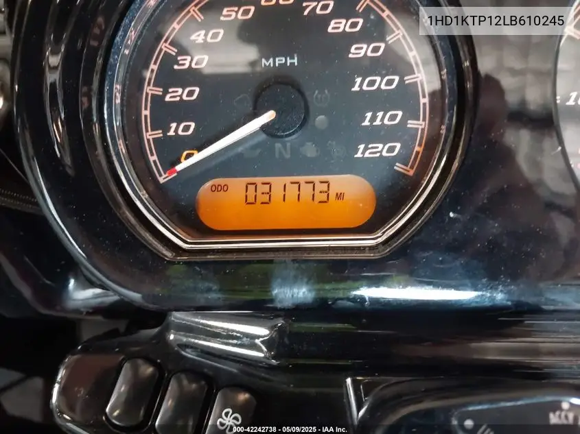 2020 Harley-Davidson Fltrxs VIN: 1HD1KTP12LB610245 Lot: 42242738