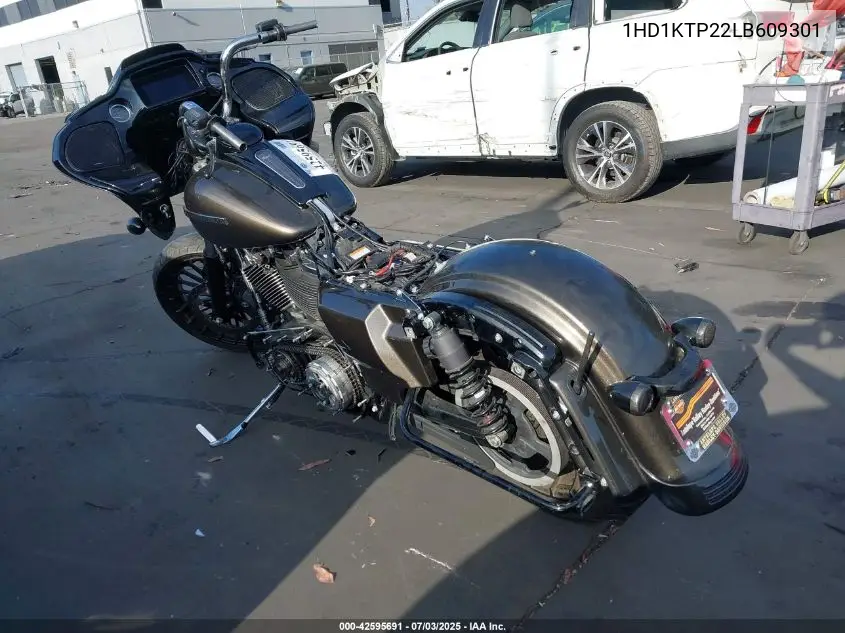 2020 Harley-Davidson Fltrxs VIN: 1HD1KTP22LB609301 Lot: 42595691