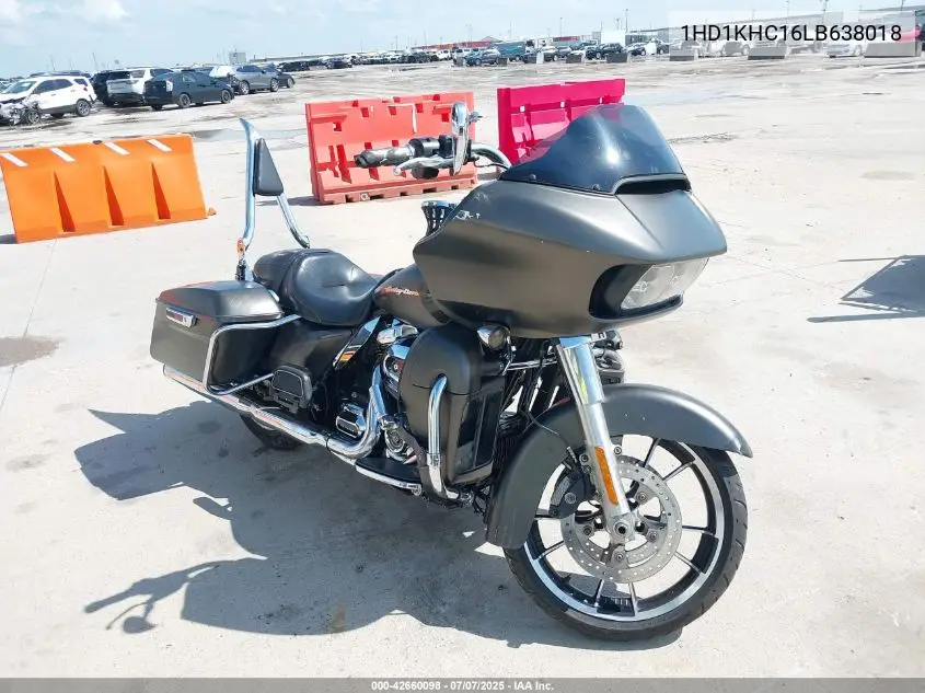 2020 Harley-Davidson Fltrx VIN: 1HD1KHC16LB638018 Lot: 42660098