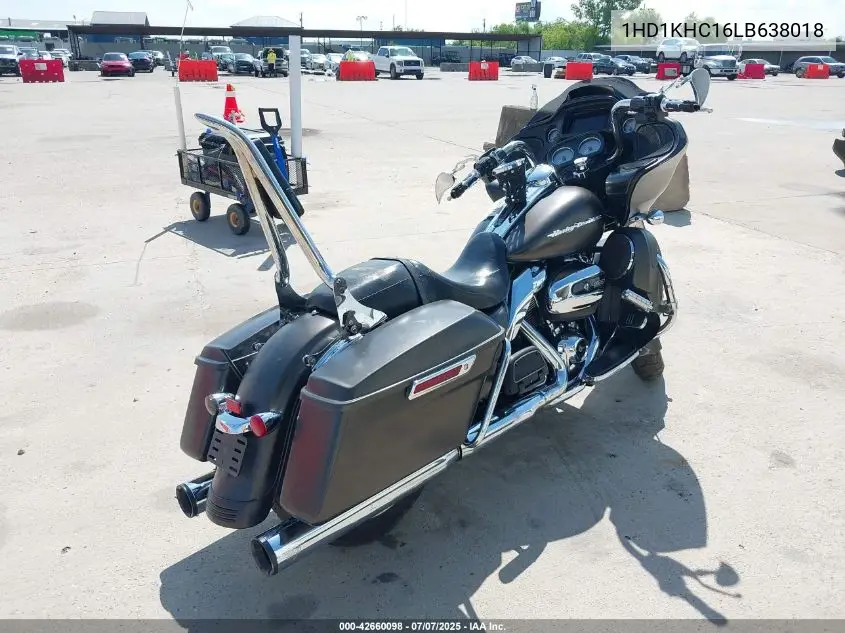 2020 Harley-Davidson Fltrx VIN: 1HD1KHC16LB638018 Lot: 42660098