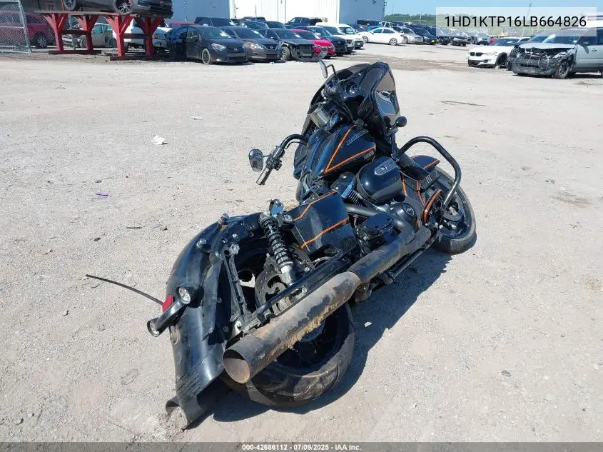 2020 Harley-Davidson Fltrxs VIN: 1HD1KTP16LB664826 Lot: 42686112