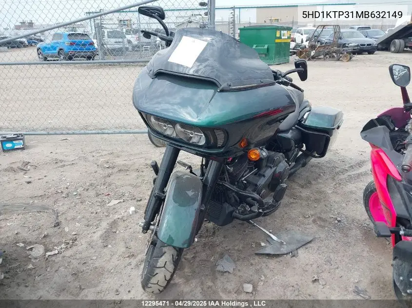 2021 Harley-Davidson Fltrxs VIN: 5HD1KTP31MB632149 Lot: 12295471