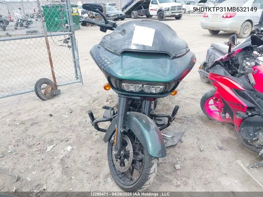 2021 Harley-Davidson Fltrxs VIN: 5HD1KTP31MB632149 Lot: 12295471