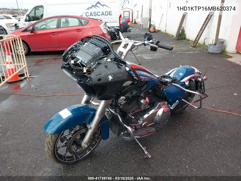 2021 Harley-Davidson Fltrxs VIN: 1HD1KTP16MB620374 Lot: 41739745