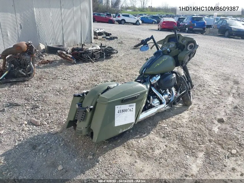 2021 Harley-Davidson Fltrx VIN: 1HD1KHC10MB609387 Lot: 41800762