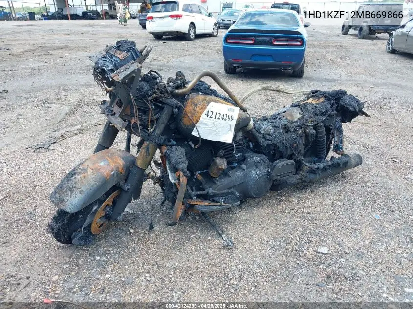 2021 Harley-Davidson Fltrk VIN: 1HD1KZF12MB669866 Lot: 42124299