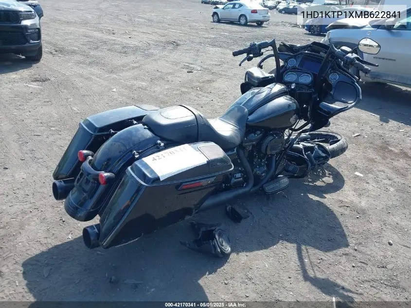 2021 Harley-Davidson Fltrxs VIN: 1HD1KTP1XMB622841 Lot: 42170341