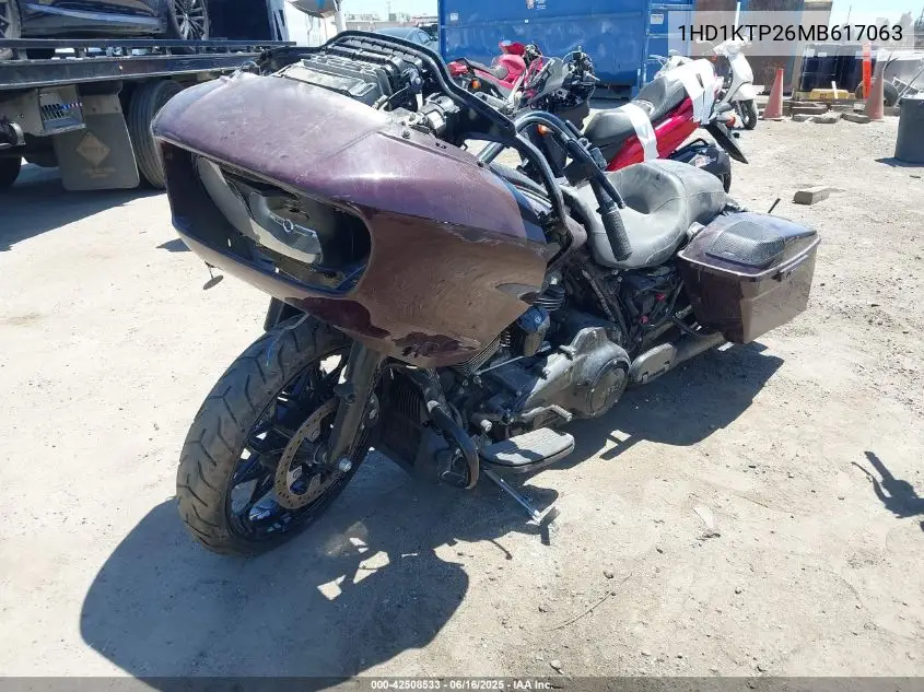 2021 Harley-Davidson Fltrxs VIN: 1HD1KTP26MB617063 Lot: 42508533