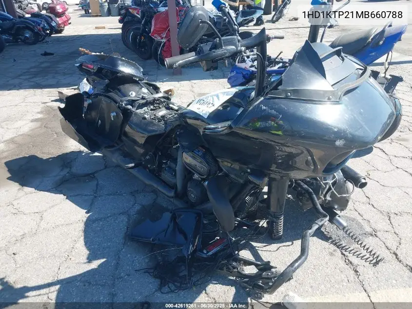 2021 Harley-Davidson Fltrxs VIN: 1HD1KTP21MB660788 Lot: 42619261
