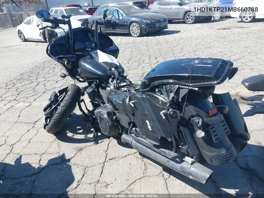 2021 Harley-Davidson Fltrxs VIN: 1HD1KTP21MB660788 Lot: 42619261