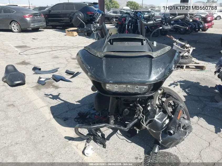 2021 Harley-Davidson Fltrxs VIN: 1HD1KTP21MB660788 Lot: 42619261