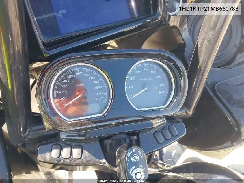 2021 Harley-Davidson Fltrxs VIN: 1HD1KTP21MB660788 Lot: 42619261