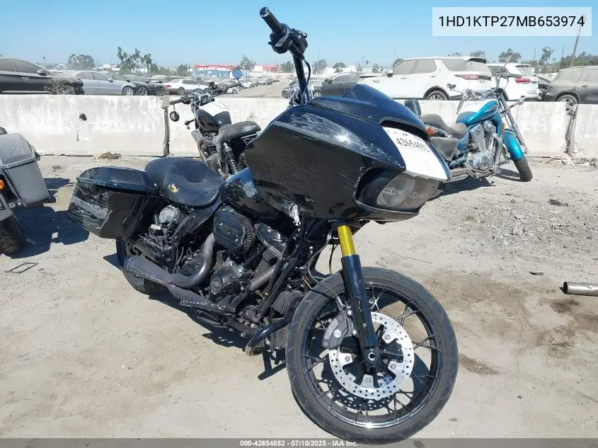 2021 Harley-Davidson Fltrxs VIN: 1HD1KTP27MB653974 Lot: 42654552