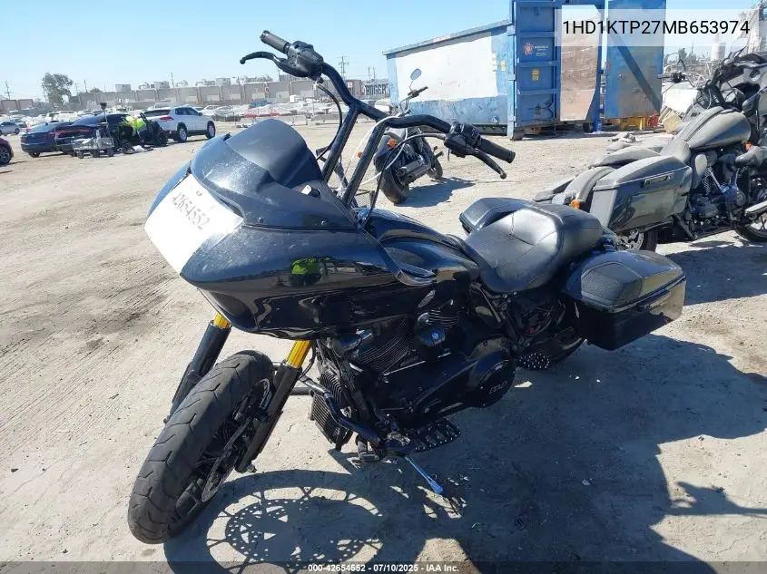 2021 Harley-Davidson Fltrxs VIN: 1HD1KTP27MB653974 Lot: 42654552