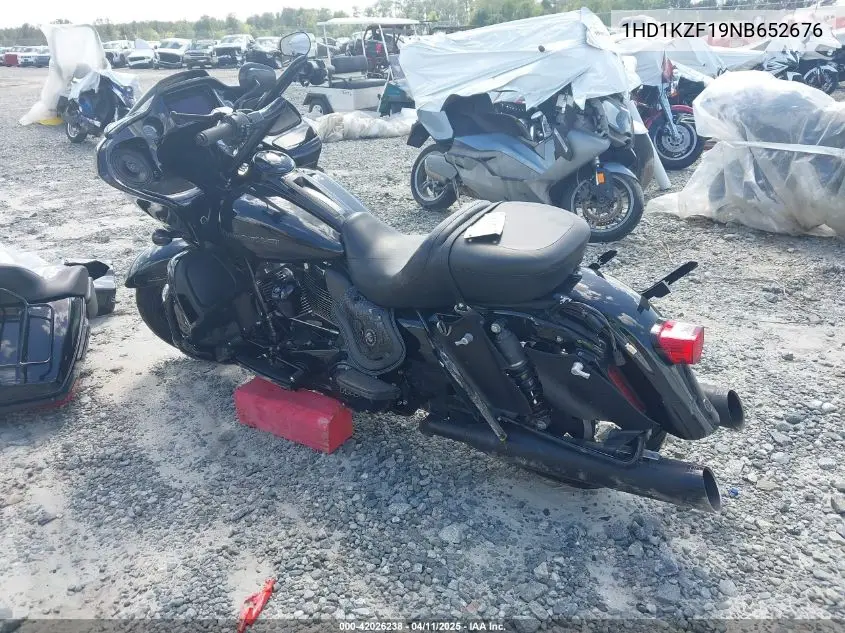 2022 Harley-Davidson Fltrk VIN: 1HD1KZF19NB652676 Lot: 42026238