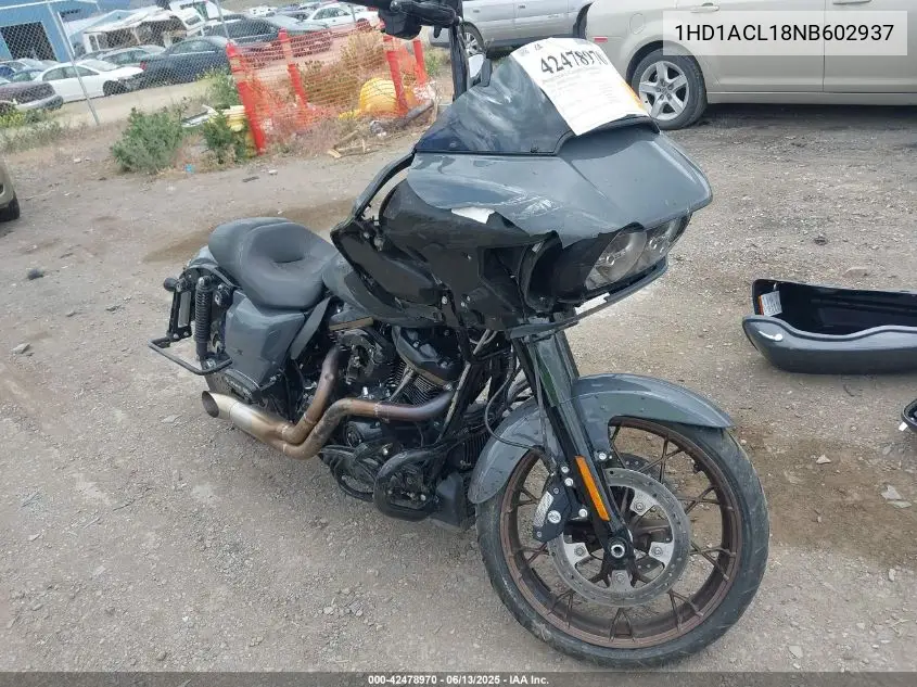 2022 Harley-Davidson Fltrxst VIN: 1HD1ACL18NB602937 Lot: 42478970