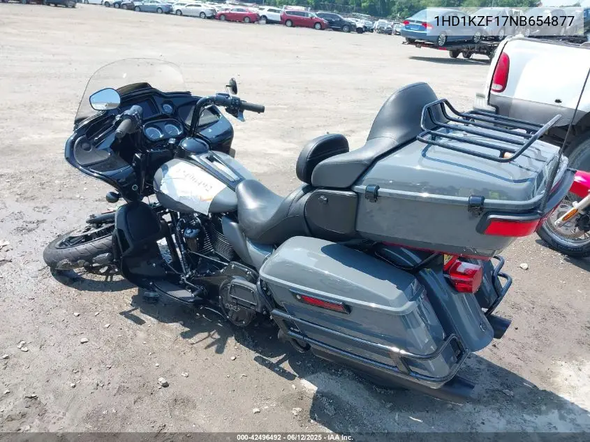 2022 Harley-Davidson Fltrk VIN: 1HD1KZF17NB654877 Lot: 42496492