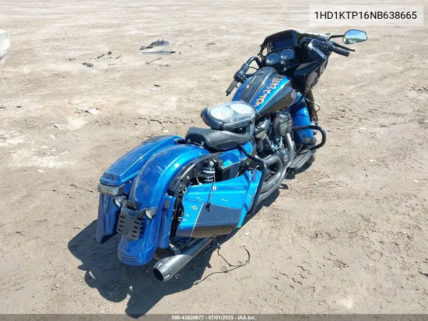 2022 Harley-Davidson Fltrxs VIN: 1HD1KTP16NB638665 Lot: 42628677