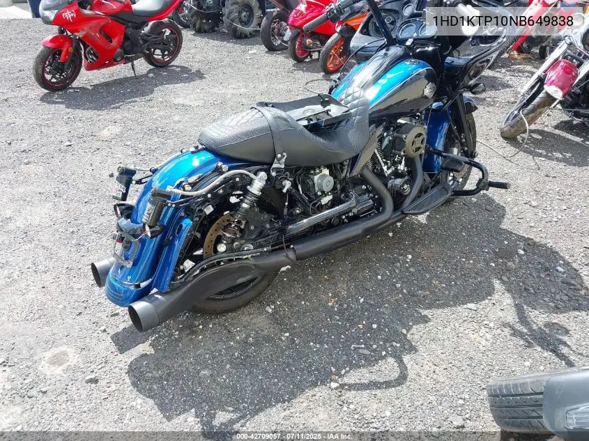 2022 Harley-Davidson Fltrxs VIN: 1HD1KTP10NB649838 Lot: 42709057