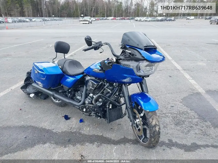 2024 Harley-Davidson Fltrx VIN: 1HD1KH717RB639648 Lot: 41954606