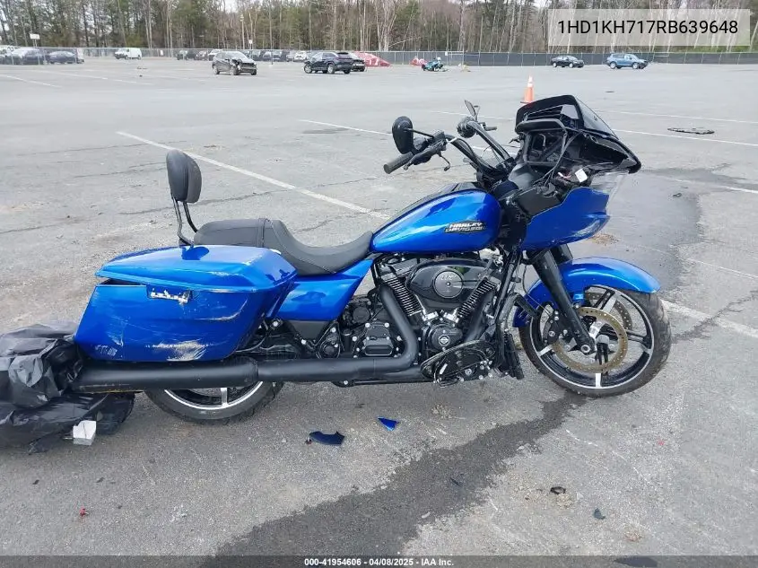 2024 Harley-Davidson Fltrx VIN: 1HD1KH717RB639648 Lot: 41954606