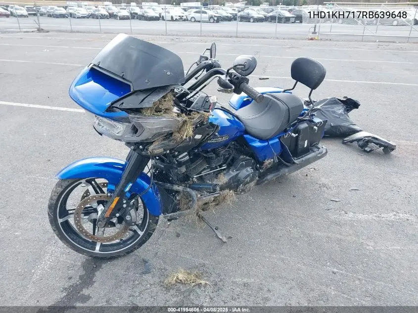 2024 Harley-Davidson Fltrx VIN: 1HD1KH717RB639648 Lot: 41954606