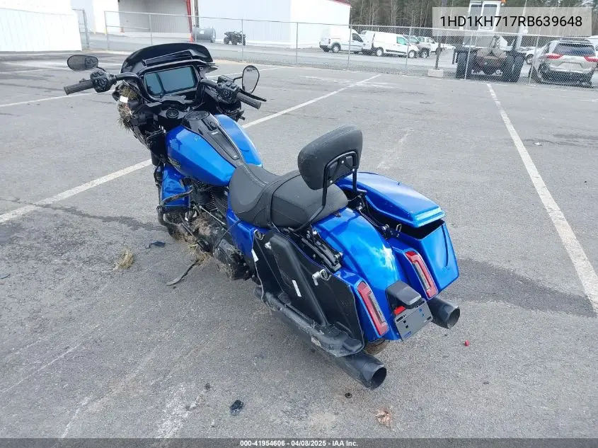 2024 Harley-Davidson Fltrx VIN: 1HD1KH717RB639648 Lot: 41954606
