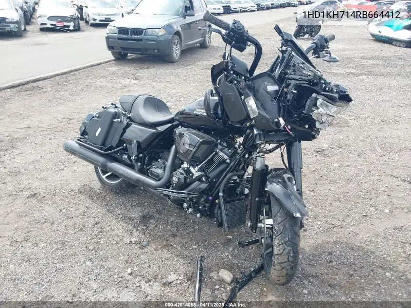 2024 Harley-Davidson Fltrx VIN: 1HD1KH714RB664412 Lot: 42014065
