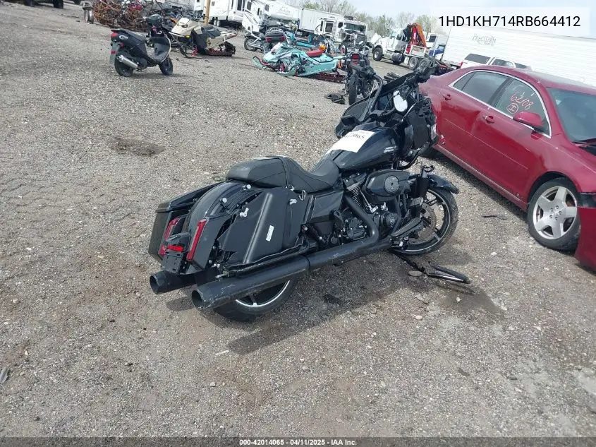 2024 Harley-Davidson Fltrx VIN: 1HD1KH714RB664412 Lot: 42014065